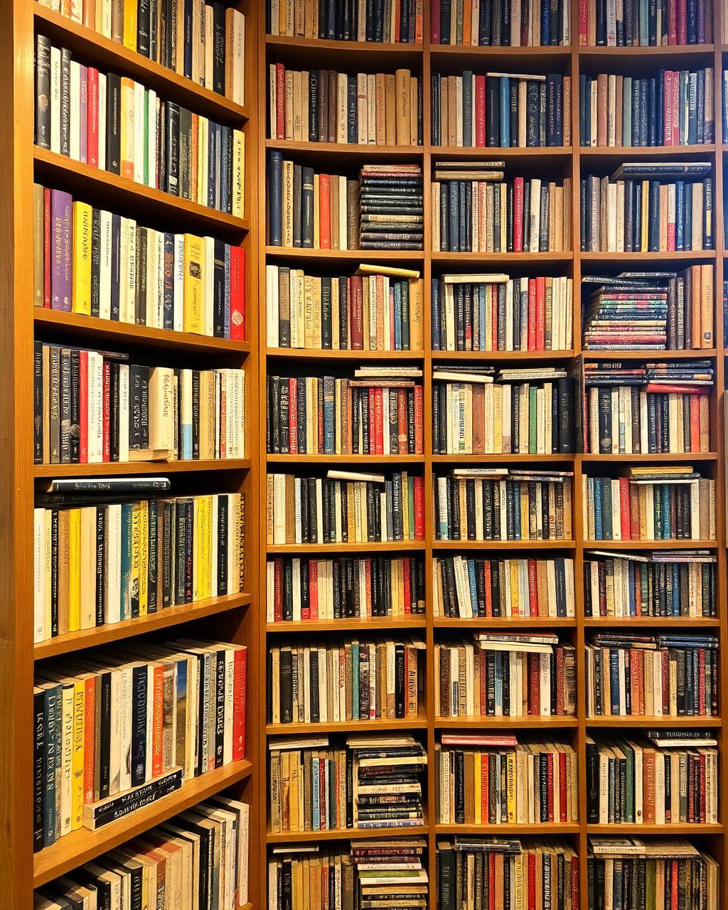 Shelves filled with second-hand children's books